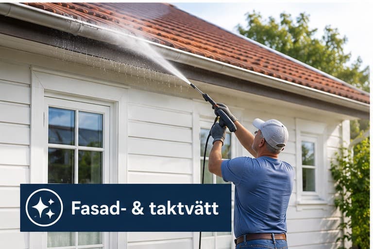 Fasad- & taktvätt